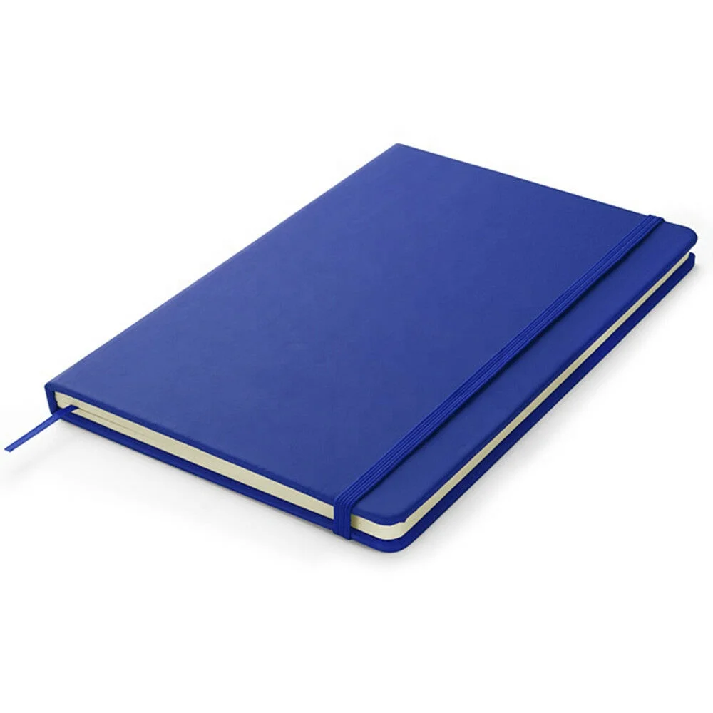 Cheap Bulk Custom Logo Promotion Writing Books Wholesale Customized  A5 PU Leather Paper Notebook With Elastic Strap