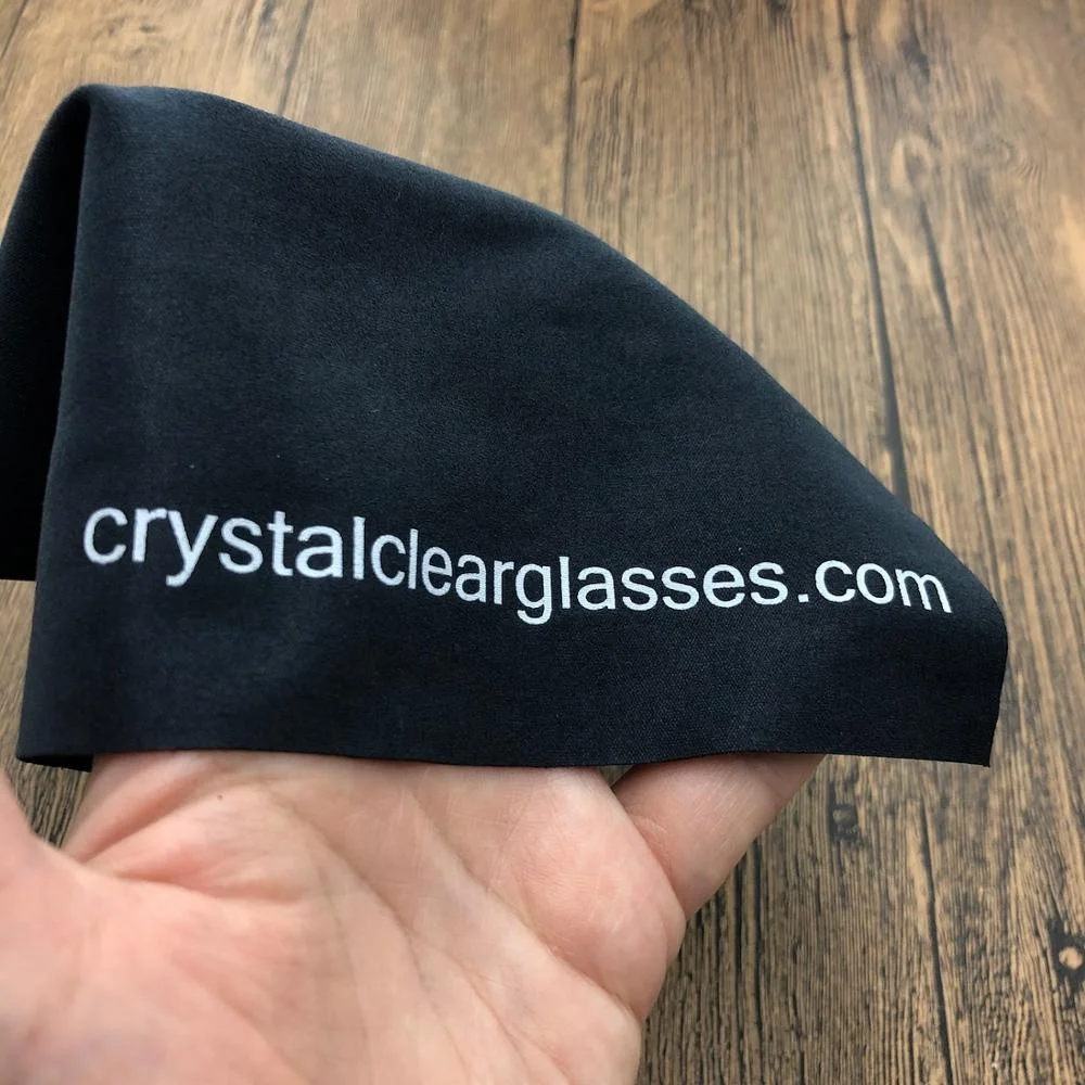 LED LCD Screen Silk Screen Print Microfiber Cleaner Cleaning Cloth For Mobile Phone Screen