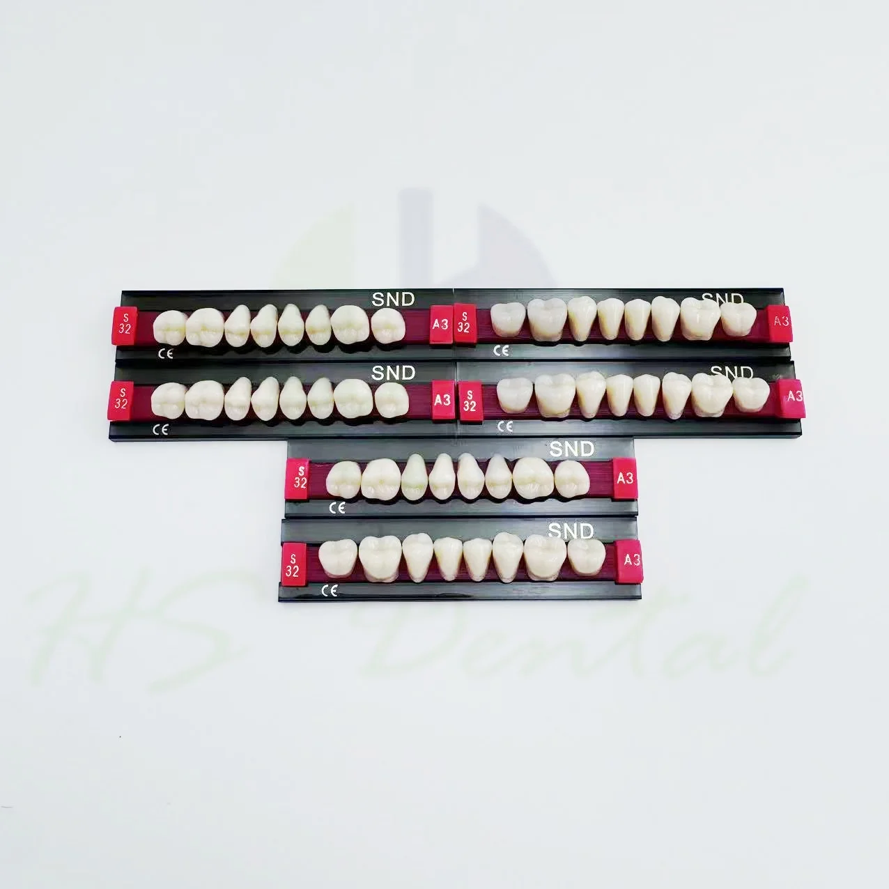 Factory price Full Mouth Acrylic Resin Teeth Dental Lab Use Resin Teeth  Acrylic Resin Teeth Dental Lab Use Three Layer