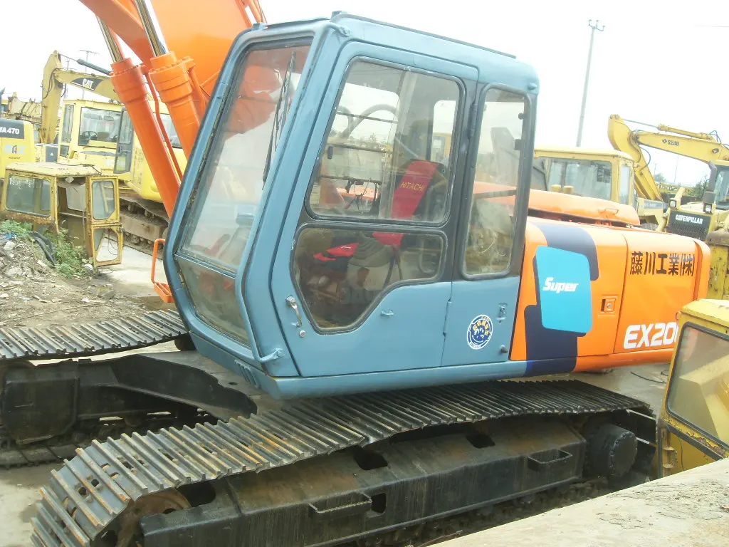 Ex200-3 Ex200-5 Used Excavator Sale Hitachi ZX200 EX200-3 EX200-5 Crawler Wheel Excavator For Sale