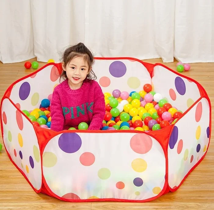 Kids Indoor Pop up Ball Play Tent Playhouse Ball Pit Pool Outdoor Toddler Toys-Balls