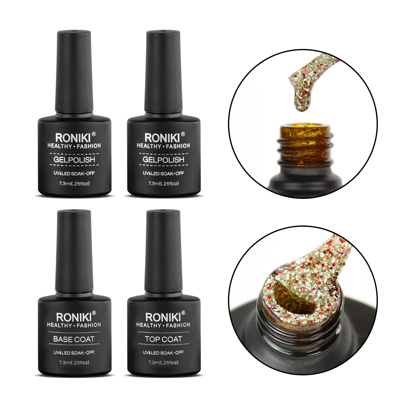 Gel Polish 154 Colors Nail Art Manicure Semi Permanent UV LED Esmalte Para Unha Gel Varnish Set 7.3ml