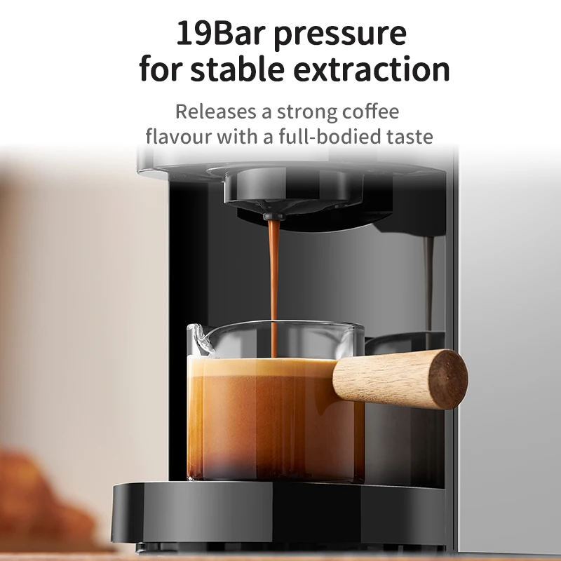 Automatic Capsule Coffee Machine is Compatible With Nes Capsules Dolce Gusto Capsules and Coffee Powder Espresso Machines