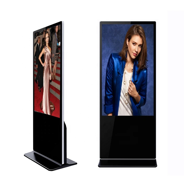 43inch electronic sign board advertising displayer electronic Digital signage TV stand LCD Screen shop advertising Display