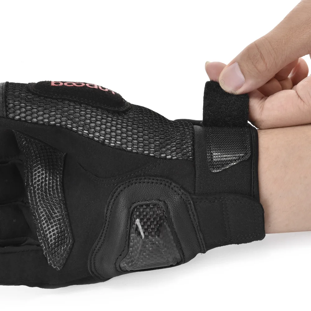 Custom Touchscreen Full Finger Knuckle Protection Anti Slip Motorcycle Racing Gloves