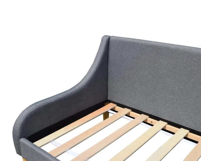 High Quality Indoor Furniture modern design 3 seater sofa cum bed linen fabric adult day bed