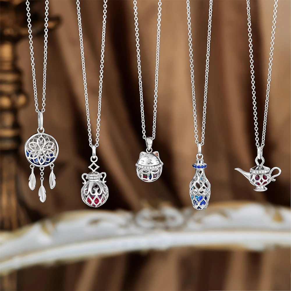 Wholesale Fine Jewelry Dream Catcher 925 Silver Necklace Charm Pendants for Jewelry Making