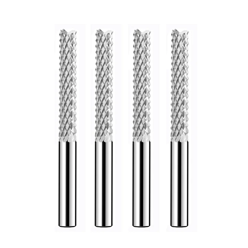 PCB Drill Bit  Alloy End Mill Tungsten Steel Corn Teeth Cutter Milling Cutter For Glass Fiber Board CNC Cutting Tools 4.0-8.0mm