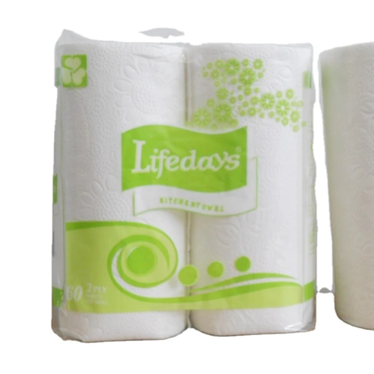 Лучшие продажи OEM 2 слоя 70 листы натуральной древсной массы кухня пошлины полотенце Бумага С Тиснением носки без пятки с рисунком (США)