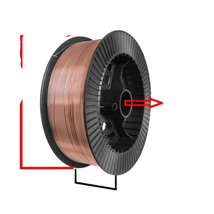 China Factory supply good quality Copper Coated Wire AWS A 5.18 ER70S-6 SG2 G3Si1 MIG Welding Wire