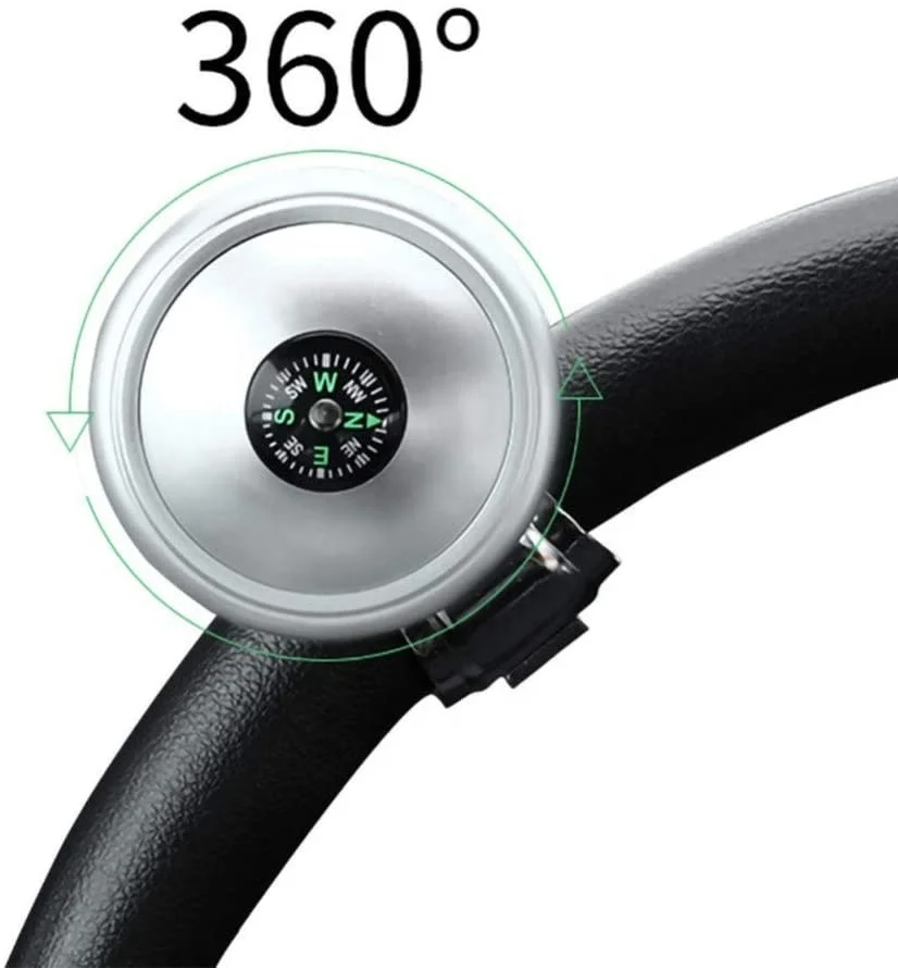 Рулевое колесо Универсальный колеса ручка, автомобильный усилитель мощности, ручка шарика с компасом усилитель руля ручка