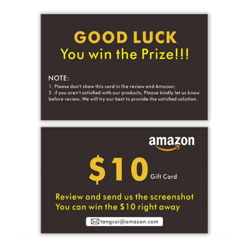 Customized Design After-Sale Gift Cards After-Sale Service Full Color Insert Thank You Card For Amazon Sellers
