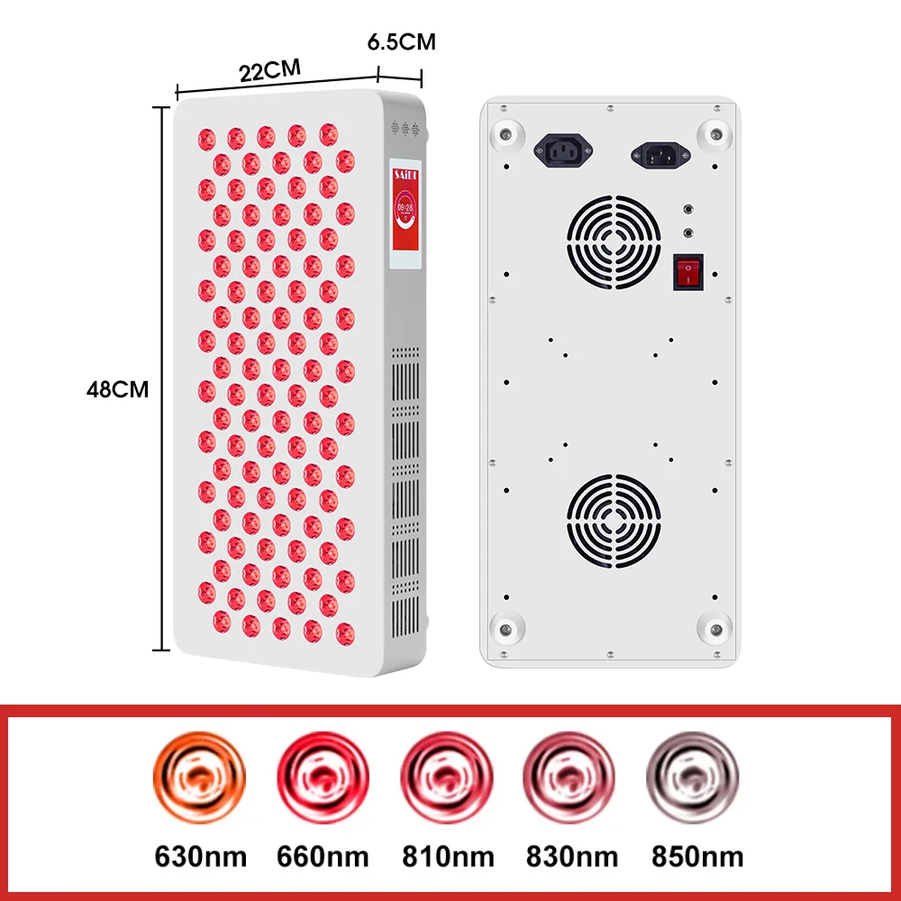 Home Pain Relief 180W 4chips High Irradiace PDT Device 630nm 660nm 810nm 830nm 850nm Red Near Infrared Panel Led Light Therapy