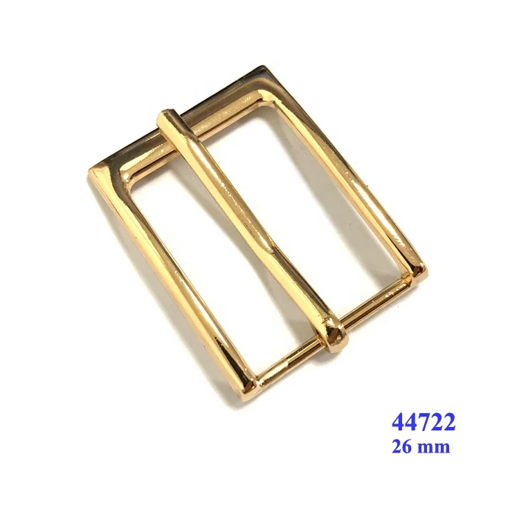 Модные легкие золотые полированные металлические пряжки ремня для женской обуви 26 мм