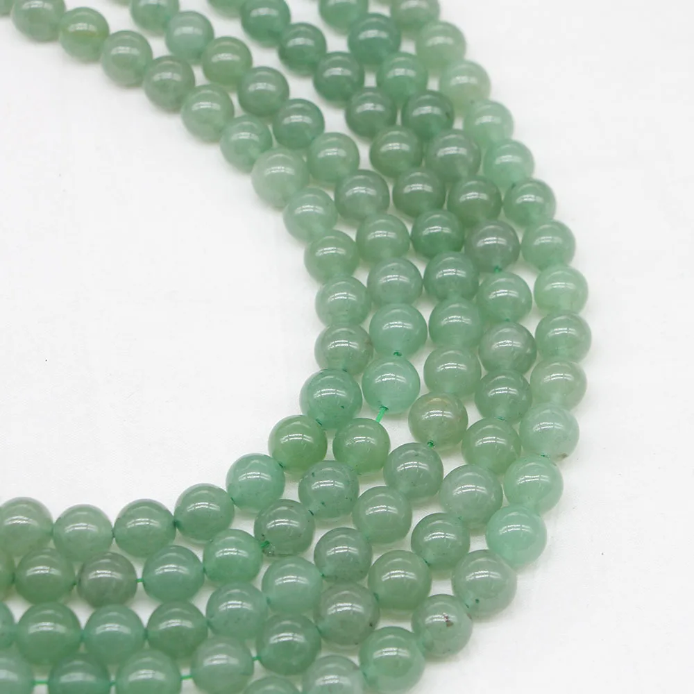Wholesale Loose Beads Green Aventurine Beads Green Stone Beads For Diy Jewelry Bracelet And Necklace