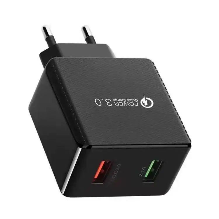 
28W Charger usb Quick Charger 3.0 EU 2 Port Wall Charger Power Adapter 3.0 