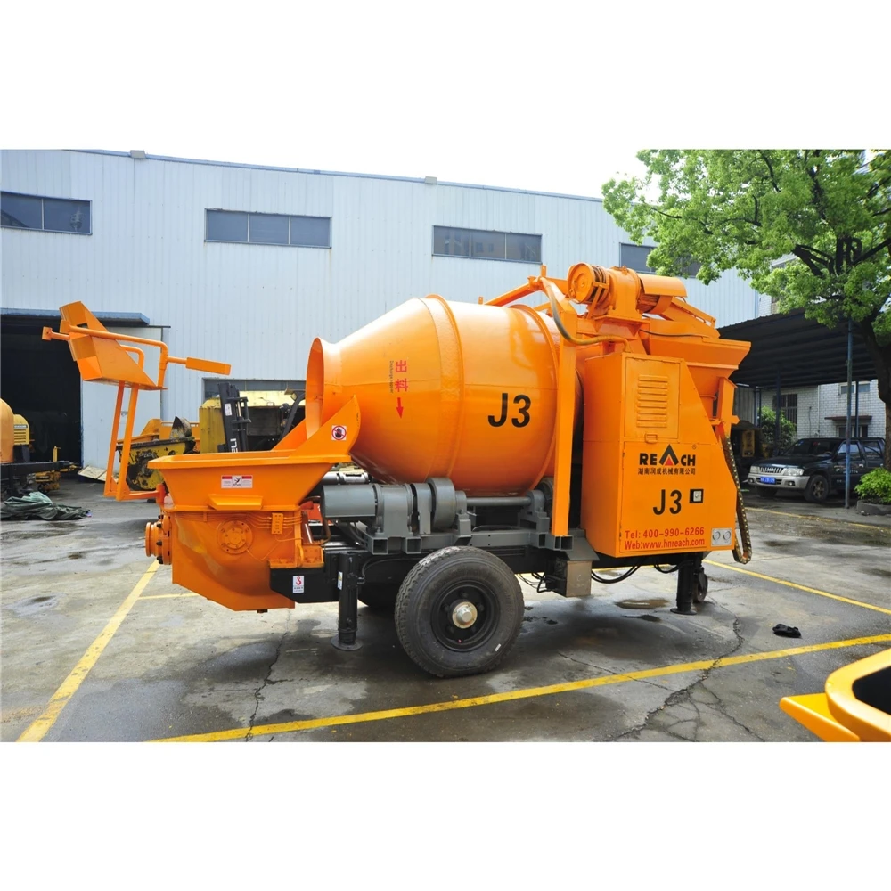 
Self-loading Price Of Hino Mixer Truck Cement Mixing Transiter Bigger 0.5m3 Hopper Diesel 37kw Engine Concrete Pumps Trailer 