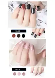 30pcs/box Short ballerina coffin solid color natural false nails full cover artificial acrylic nails false nails for DIY salon