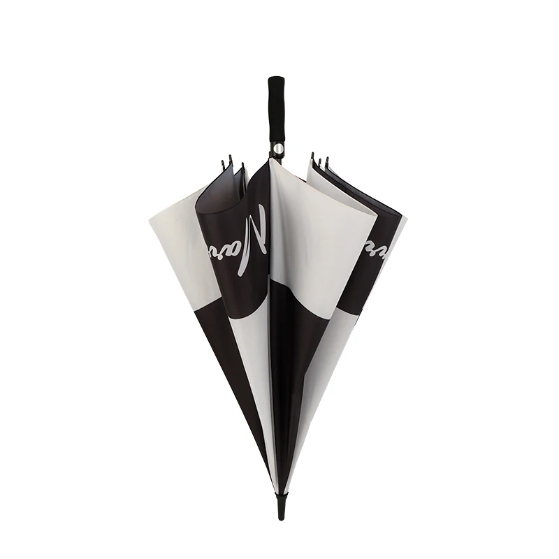 Promotional logo printing white black golf umbrella 30 inch market advertising umbrella outdoor travel men umbrella for rain