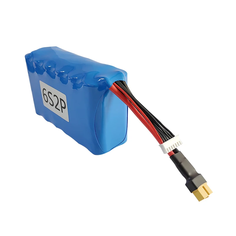 Custom Molicel INR21700 P42A 6S2P Lithium Battery Pack 6S2P Moli Battery Pack 22.2V 8.4Ah 21700 Li ion Battery Pack For Drones