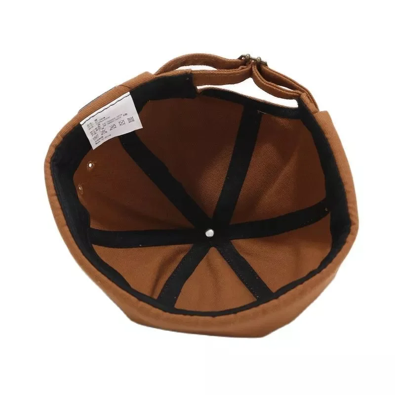 Factory Custom Street Casual Rolled Cuff Retro Sailor Skullcap Woven Label Beanie Hat Corduroy Brimless Harbour Hat For MenWomen