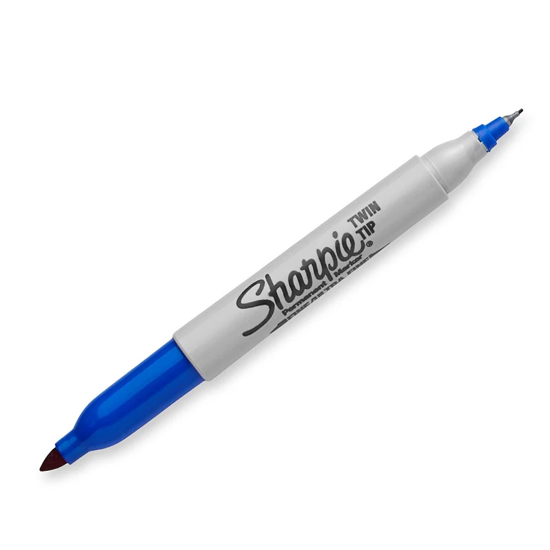 shanpie permanent marker ultra-fine point used for lab marker AP certified 32003 Blue twin tip marker