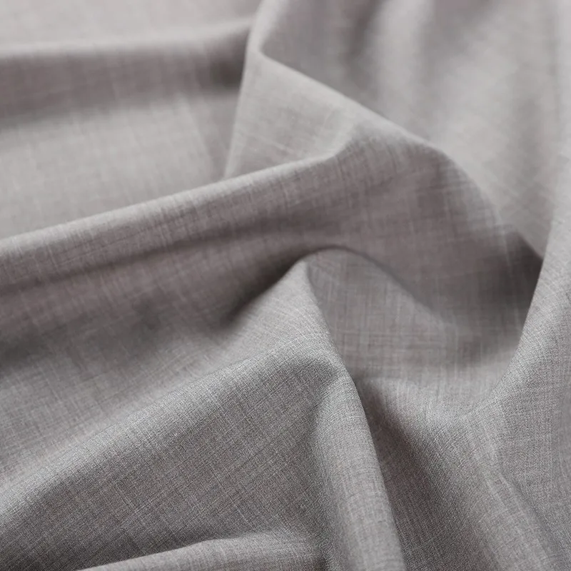 TR Suiting Fabric Men Polyester Viscose spandex Rayon plain Suiting fabric for suits and trousers
