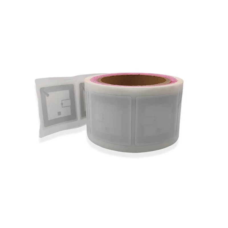 Factory Costom FUDAN Printable ISO 15693 13.56MHz  Coated Paper/pet 50X50mm NFC HF RFID Tag For   Book Management