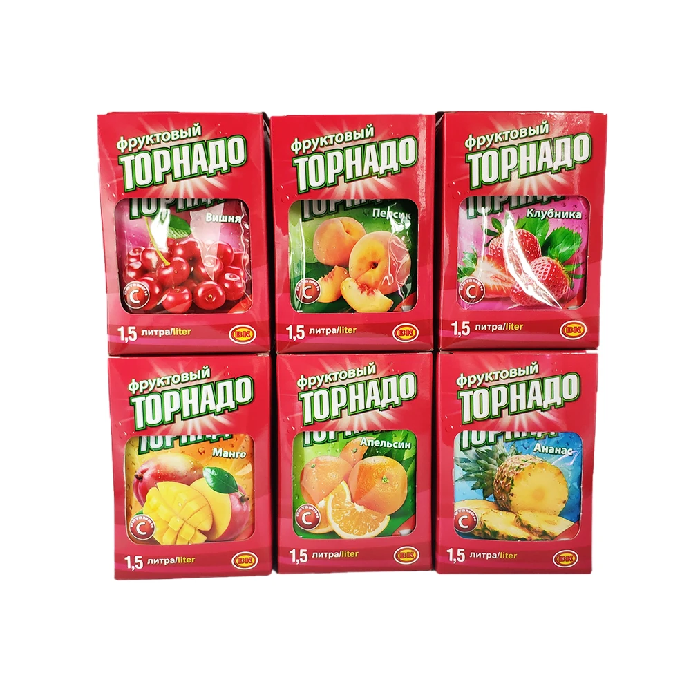 15g add 1.5liters Cherry Flavoured instant soft drink powder