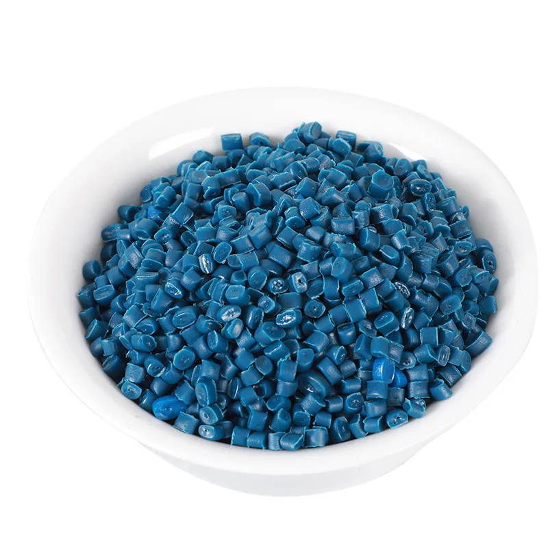 Оптовая торговля HDPE переработанный пластик синие полые плавающие частицы пластиковый ковш материал полиэтилен