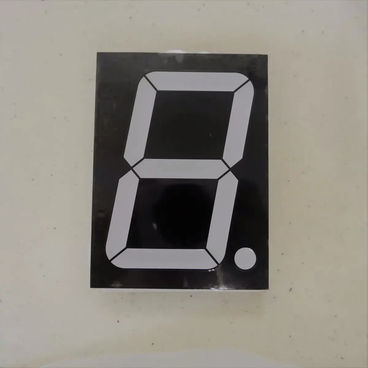 4 inch 7 segment display single digit large seven segment display White