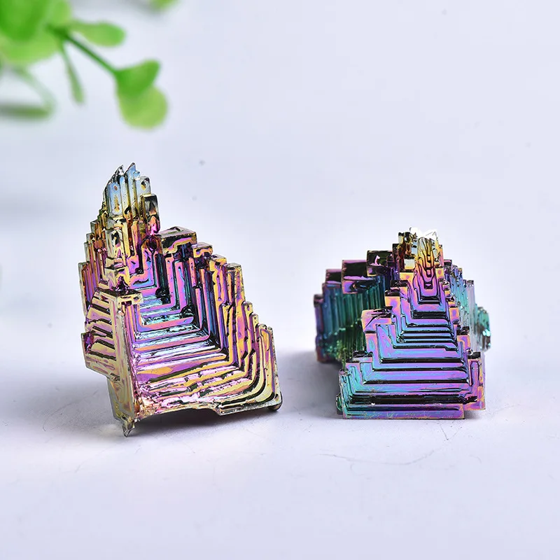 Wholesale Natural Fancy Bismuth tower Mineral Ore Bismuth Crystals