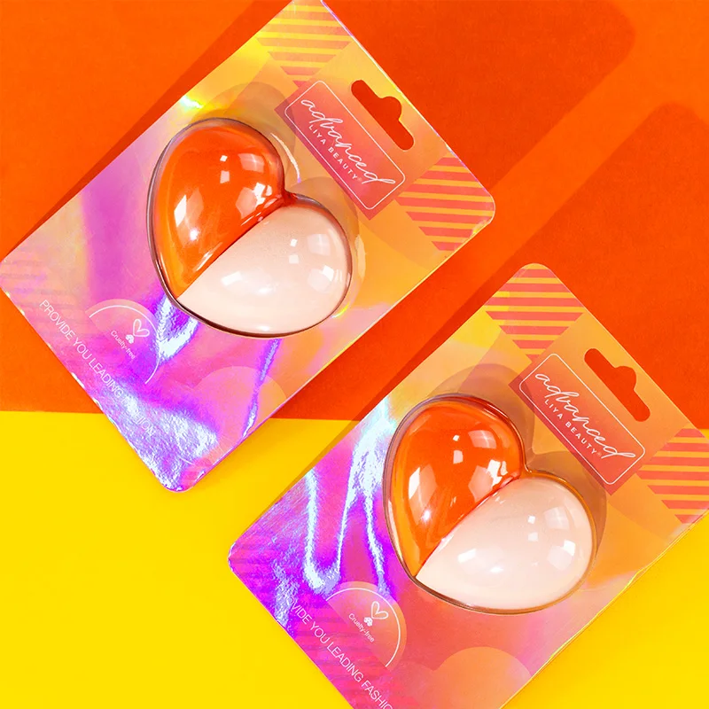 Luxury 2Pcs/set Makeup Sponge Waterdrop Oblique Makeup Sponge Facial Makeup Applicator