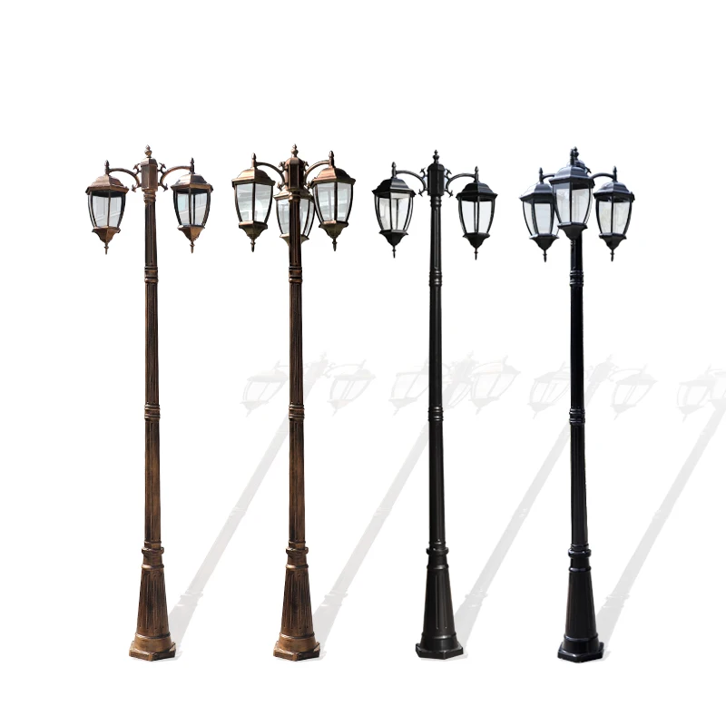 
House Garden Lighting Decorative Solar Power Street Lamp Post 
