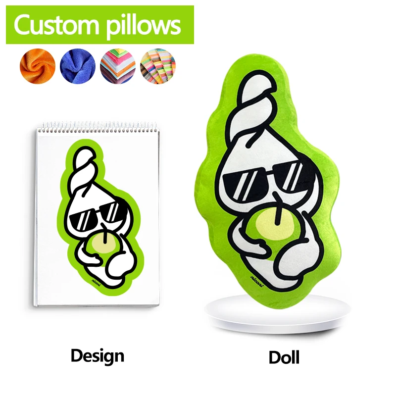 High Quality Simulation Lifelike OEM ODM Customized Cartoon Plush Pillow Soft Toys Custom Mini Plush For Delicate Designs Mascot