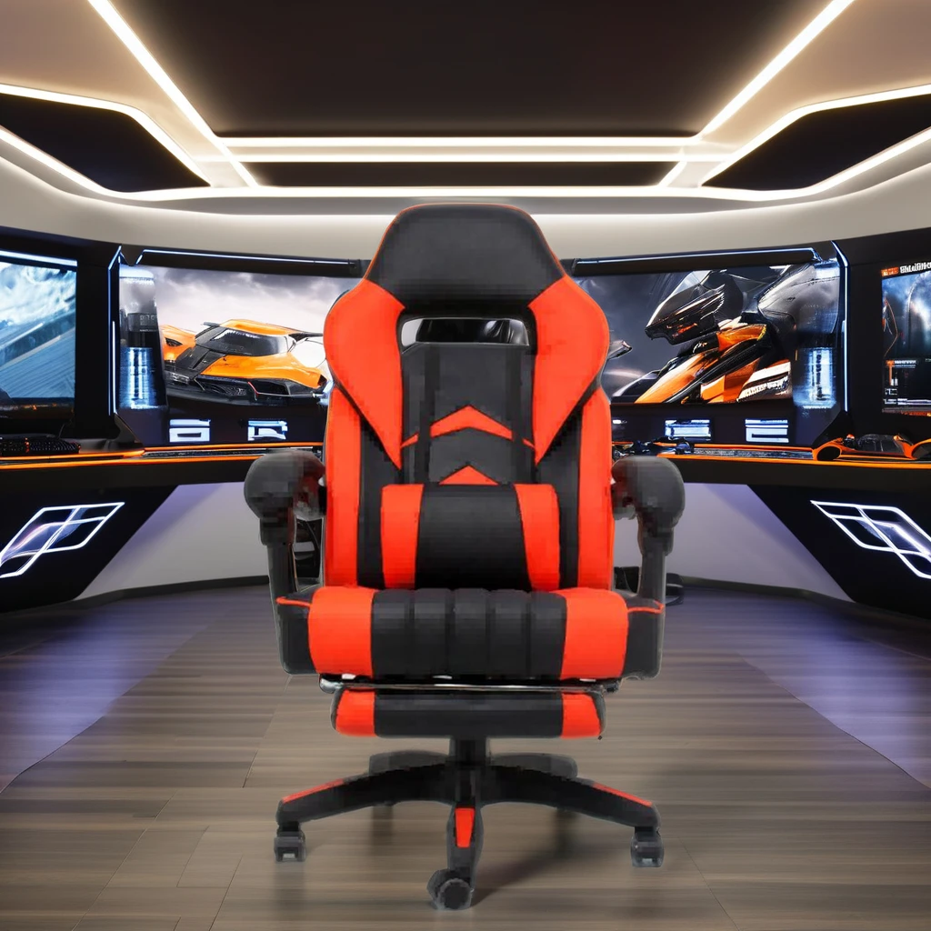 High Quality PU Leather Scorpion Pro Chair PC Gamers 4D Custom Revolving Office Executive Chair Black Red Inexpensive 4D Custom