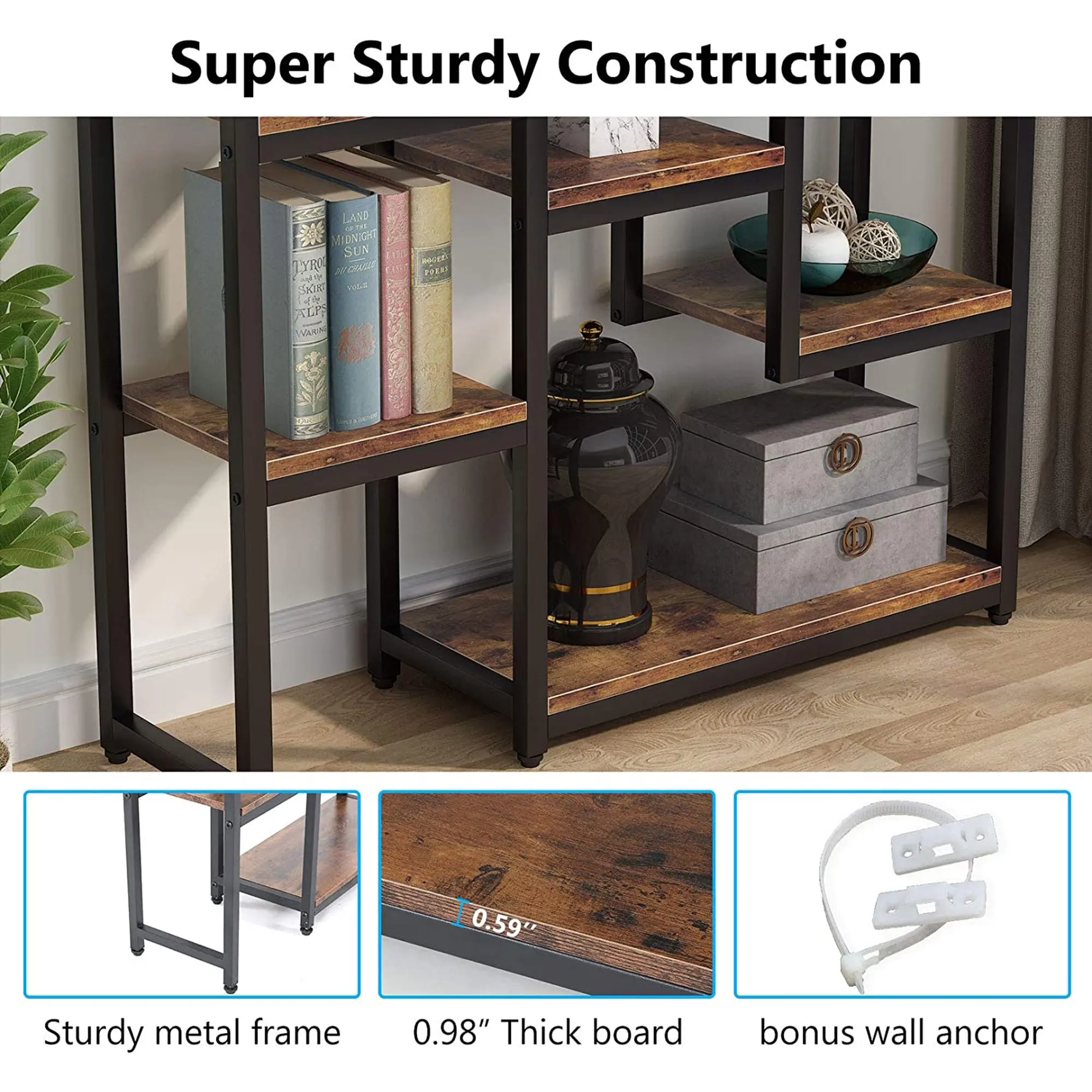 Деревянная Штабелируемая необычная книжная полка для магазина