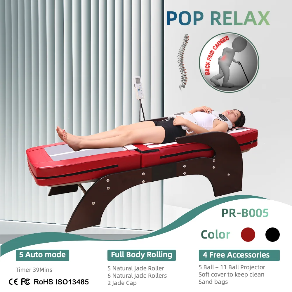 Korea Seragem Electric Massage Bed Full Body Acupressure Bed Jade Roller Stone Infrared Thermal Massage Bed In Massage Table