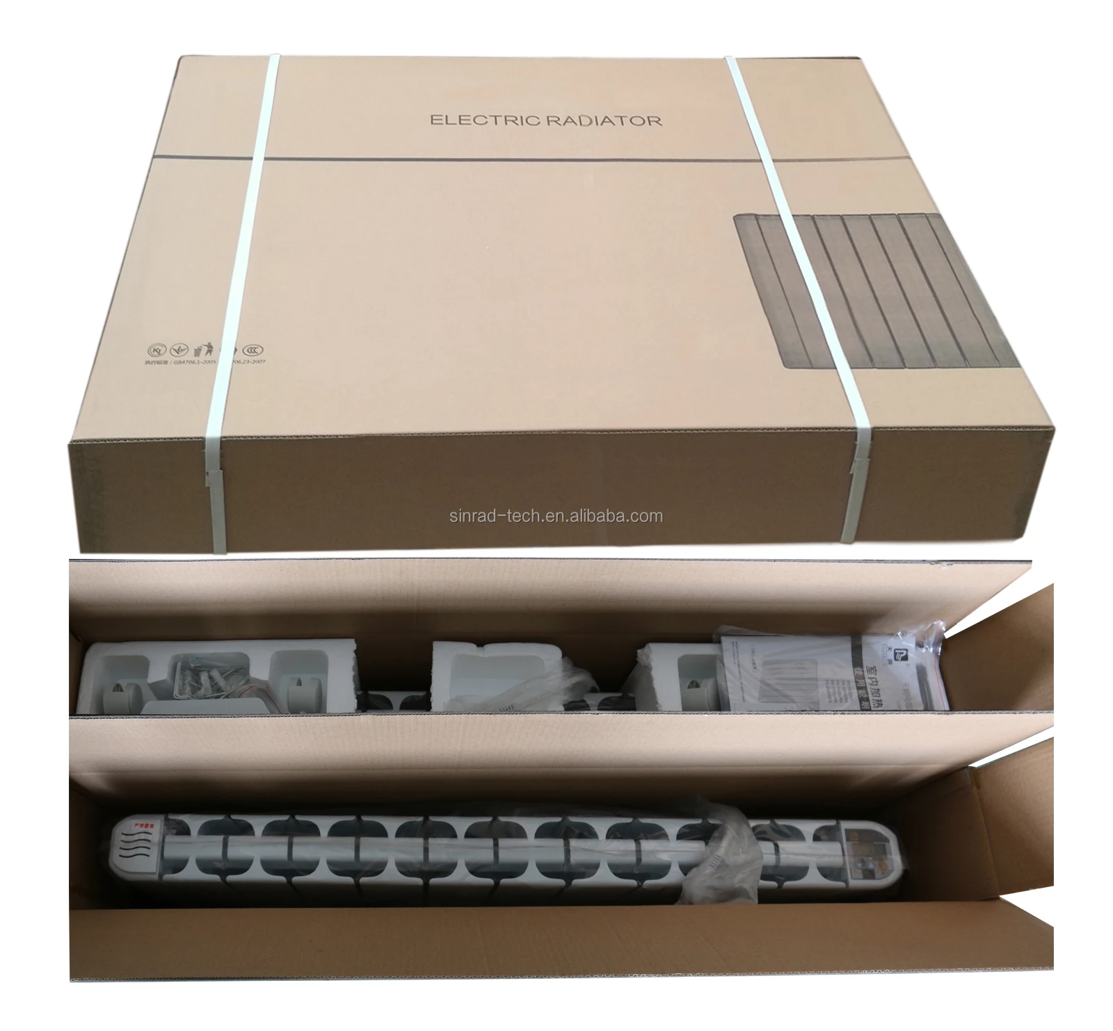 Ceramic resistance with high thermal inertia E07C 1500W 220-240V  Aluminium housing digital thermostat  large room heater