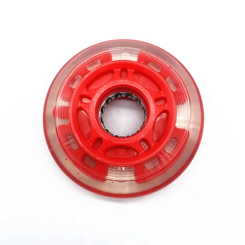 Skate Shoe Casters Flashing PU Wheel LED Roller Skate Wheel