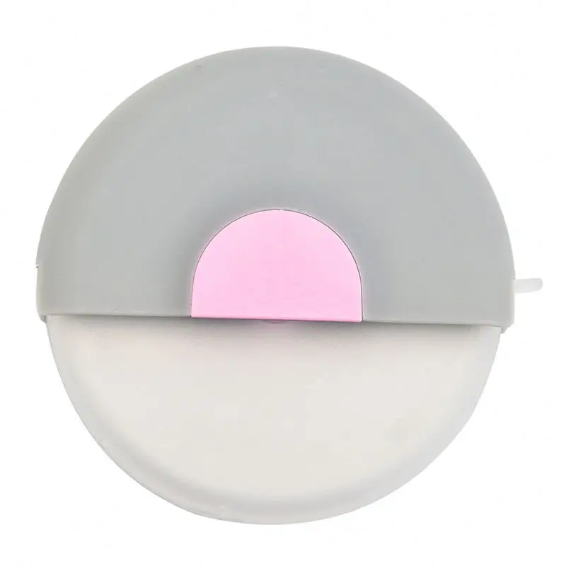 Modern Kitchen Gadget Pizza Tool, Round Stainless Steel Pizza Cutter Wheel Slicer With Protection Cover