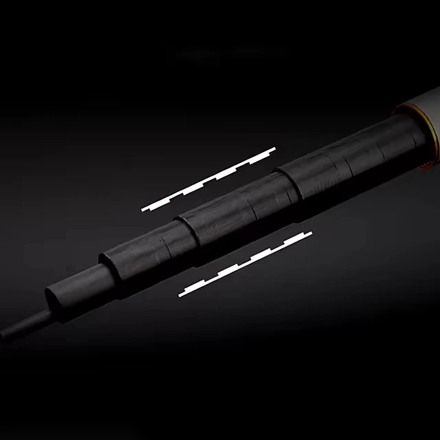 KEKAXI 2.7m 3.6m 3.9m 4.5m 4.8m 5.4m 5.7m 6.3m 7.2M Super Hard Carbon Fiber Hand Fishing Telescopic Fishing Rod Stream Rod