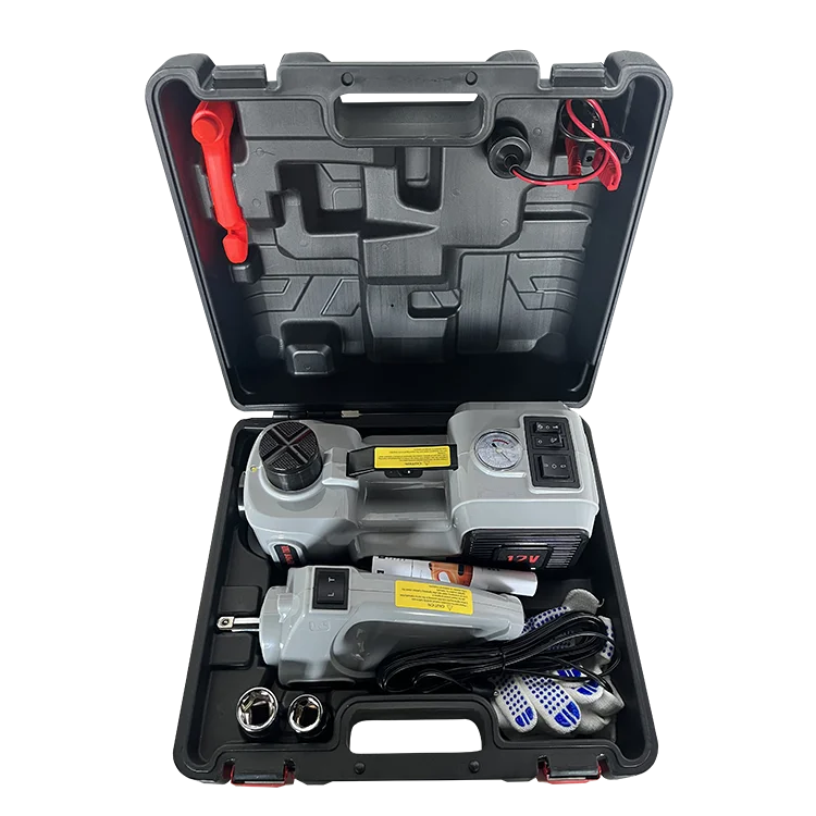 Electric Car Jack 5 Ton 12V Kit Car Jack Hydraulic with Inflator Electric Jack for Car
