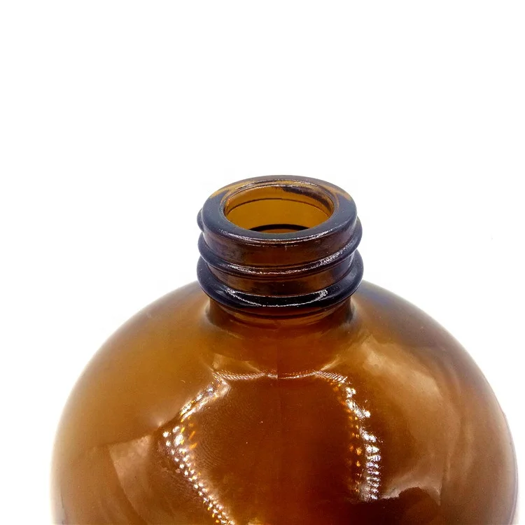 15ml 30ml 60ml 120ml 250ml 500ml 1000ml Amber Boston Round Glass Bottle