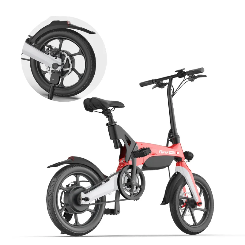 P2 Folding 20 Inch Removable Battery New Design 16 Inch Pedal Assist Electric Bike Bicycle