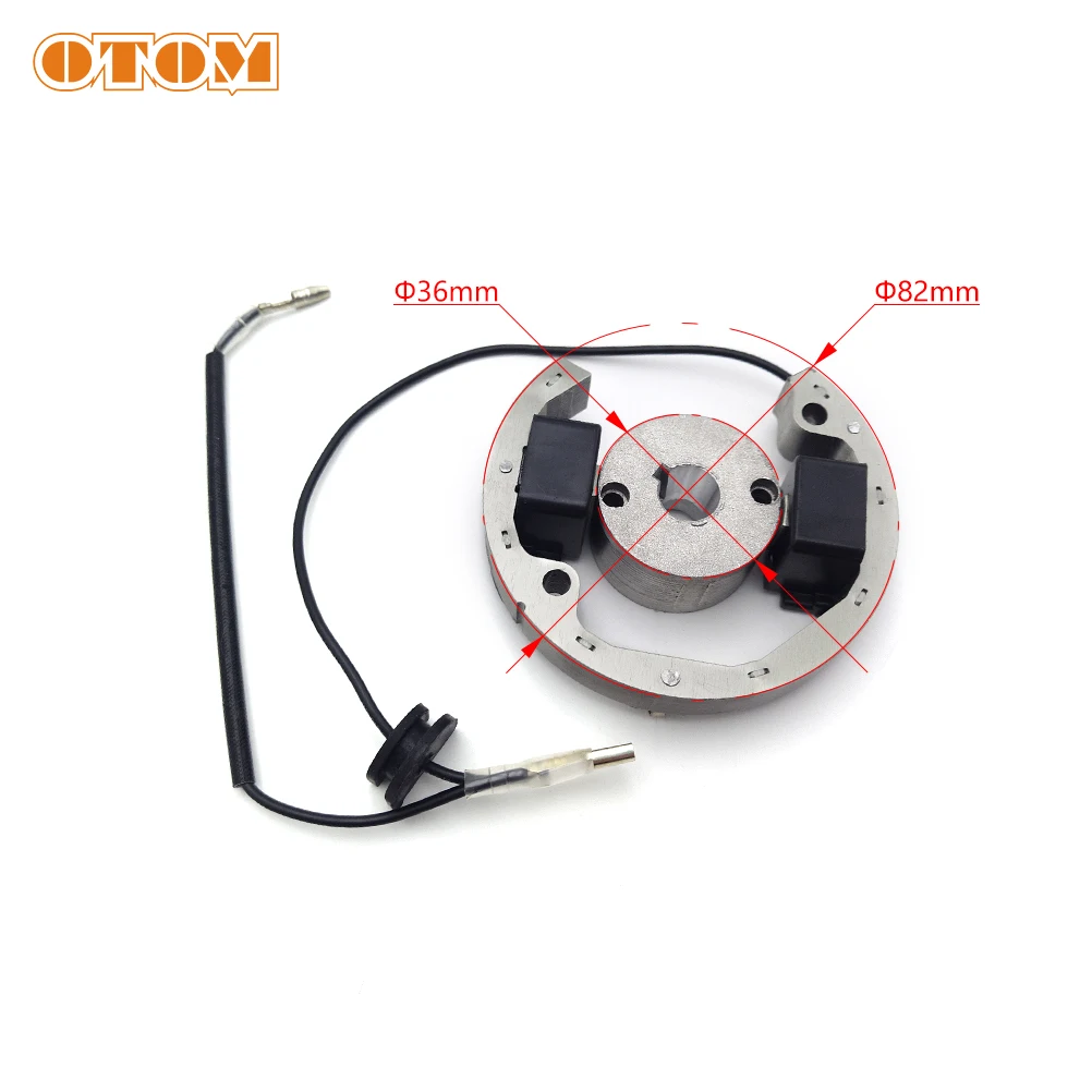 OTOM Off-road Motorcycle SX 50 2 Stroke Engine Ignition Coil Magneto Flywheel Stator Rotor Kit For KTM 50SX 50cc
