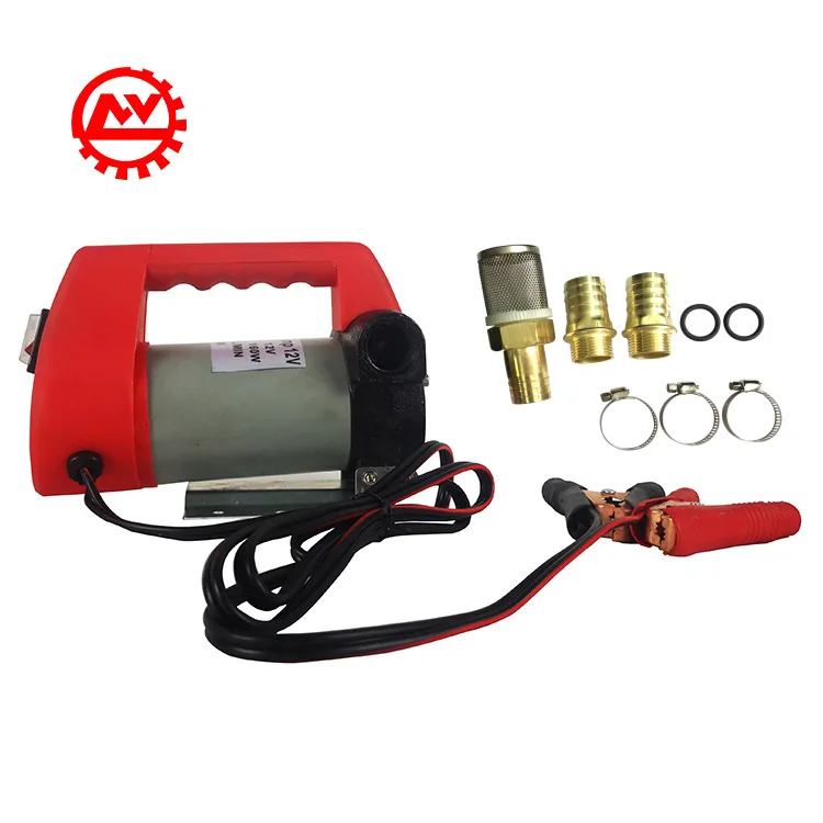 12V 24V Portable DC Diesel Oil Transfer Pump Mini Kerosene Drum Dispenser Electric Fuel Pump
