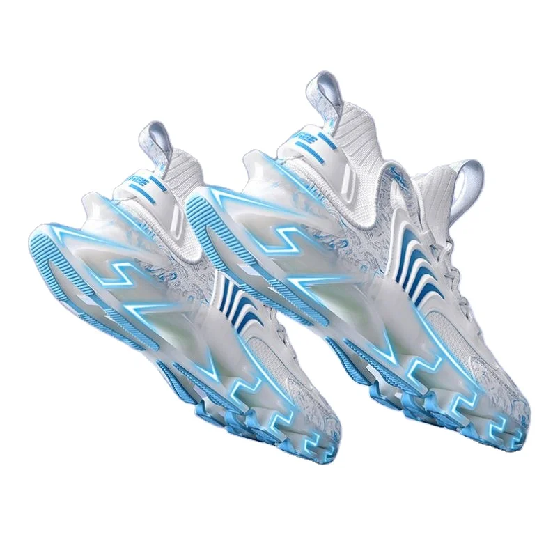 2024 New Running Shock Absorption Sneakers Cool Men Fashion Skateboard Shoes Lightweight Chunky Sports Shoes