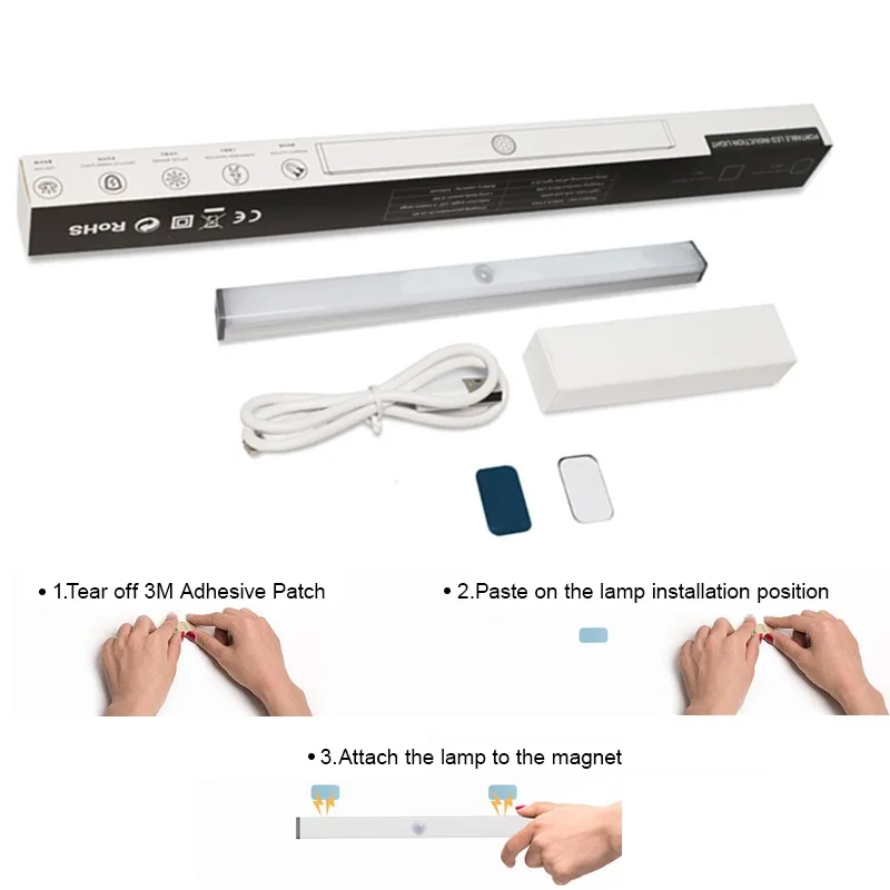 Indoor Automatic LED Motion Sensor Night Lamp Portable body sensor light night light with sensor