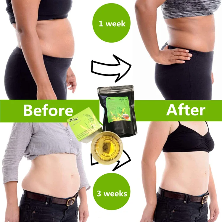 100% Work All Natural Breast Reduction Green Tea No Side Effect Detox Slimming Tea